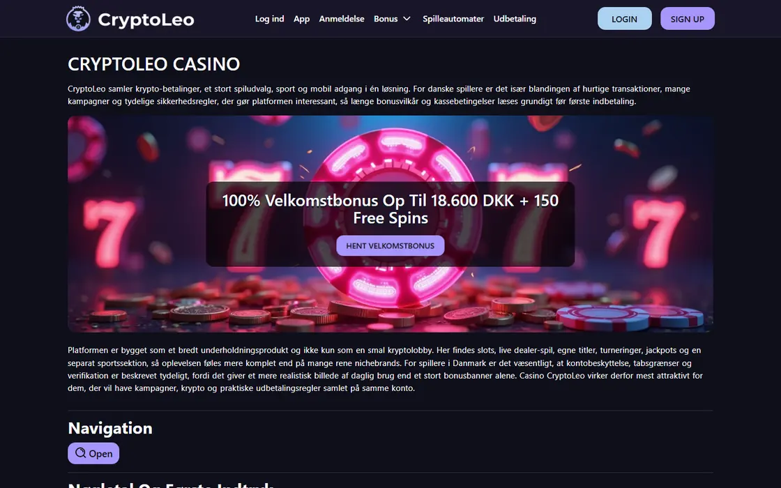 Captura de CryptoLeo