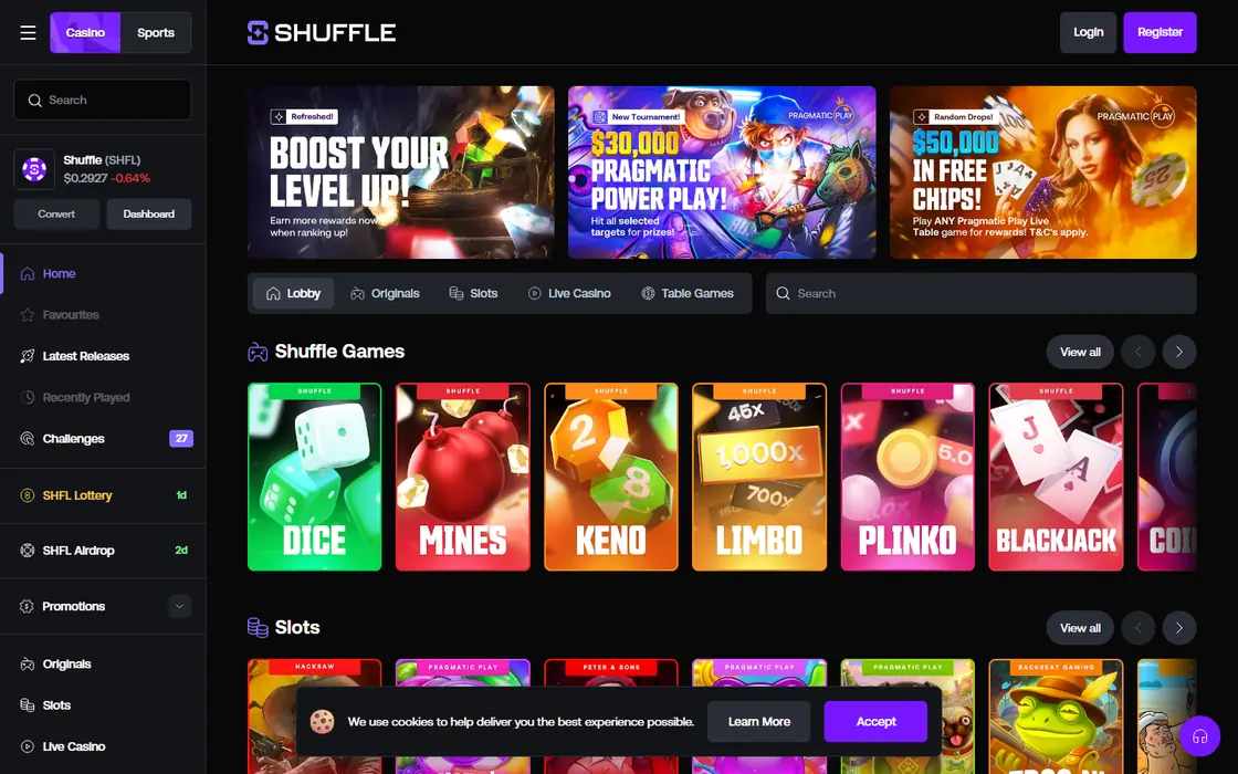 Captura de Shuffle